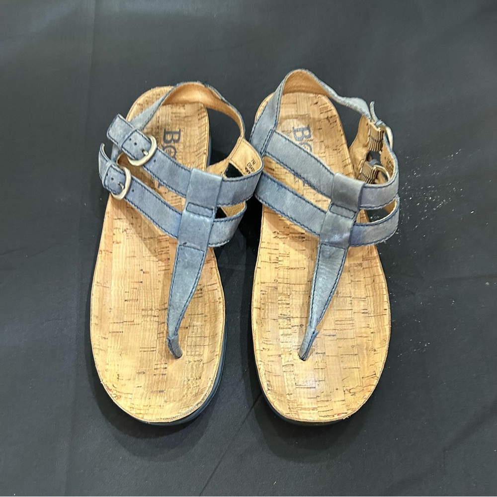 Born Gray‎ and Tan Women's Sandals